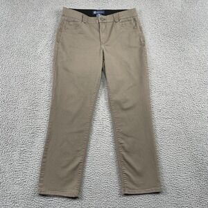 Democracy Pants Womens 12P Brown Ab solution BP1560PEX2 Straight Leg Stretch